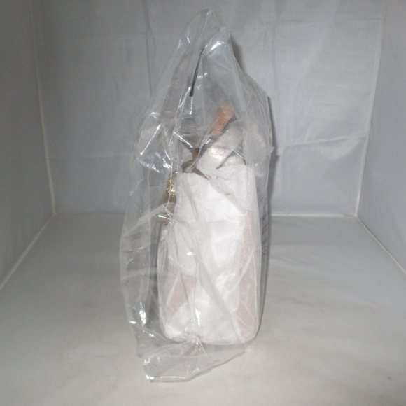 Michael Kors Cynthia Small N / S Leather Satchel $298 Peanut #037 NWT - Picture 6 of 8